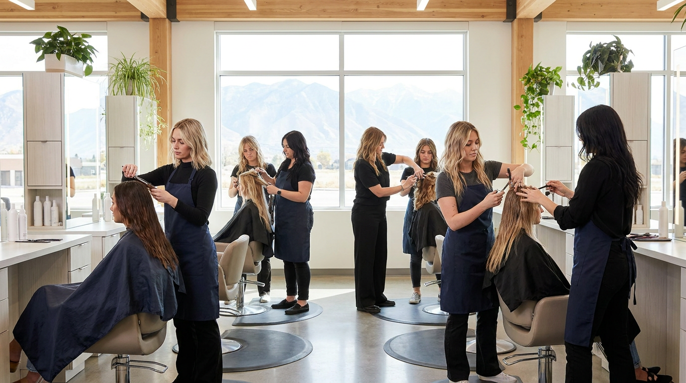 Landis stylists at work